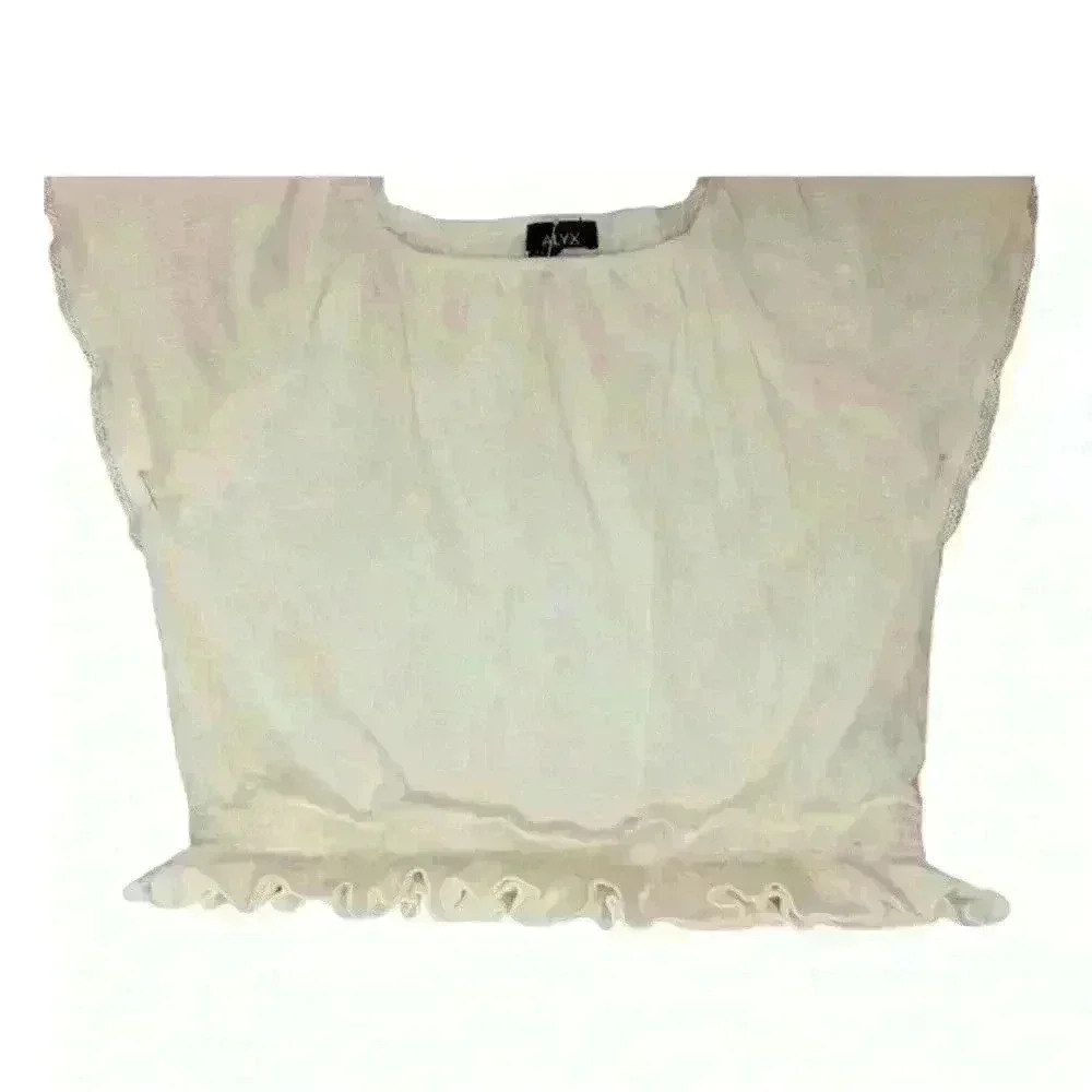 ALYX off shoulder white top